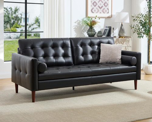 Leather sofa modern - modern, genuine